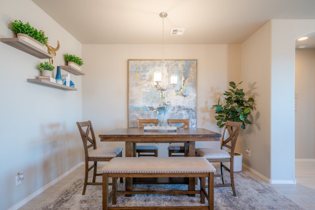 Dining Area in 1907 Model Home