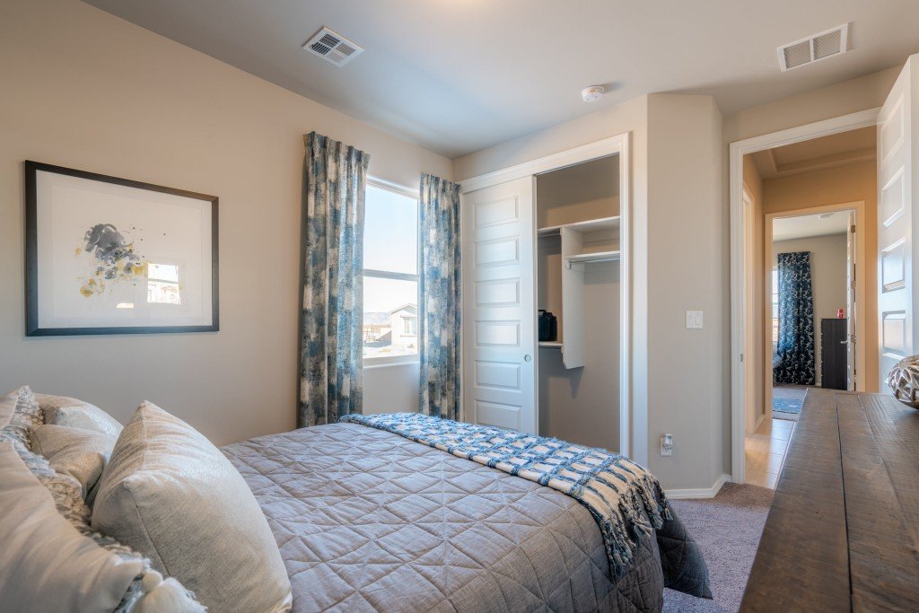 Bedroom in 1907 Model Home