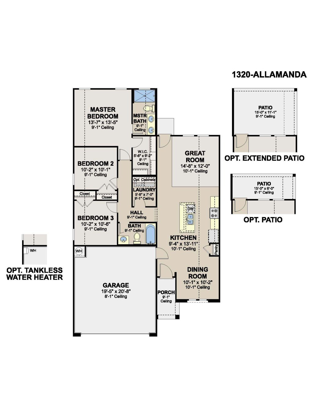 Allamanda 1320 Home Design Layout