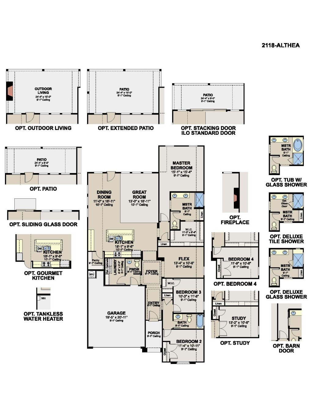 Althea Home Design Layout