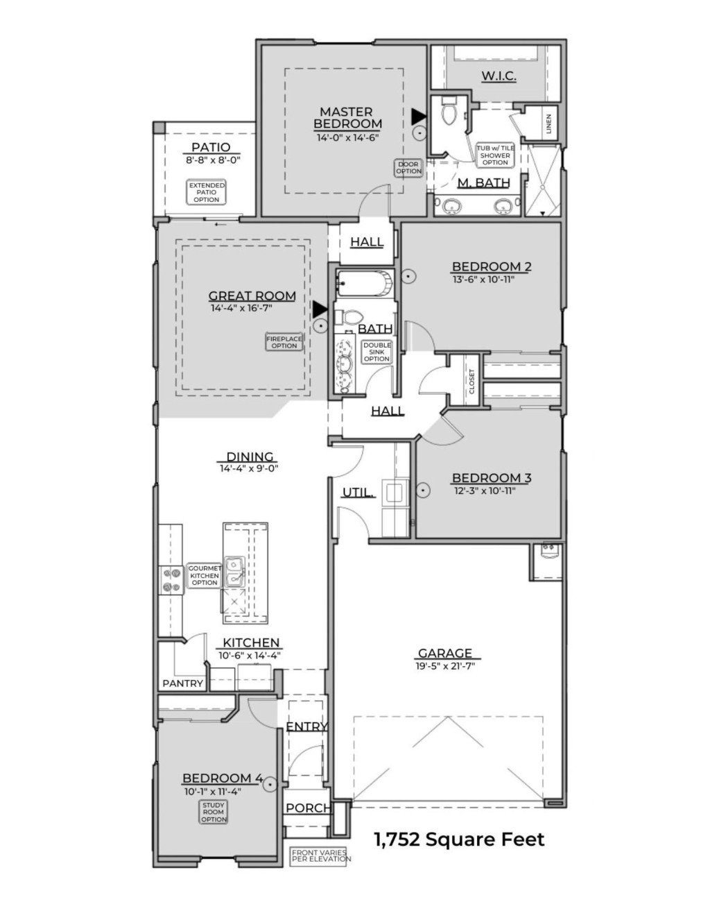 1752 Winsor Home Design Layout