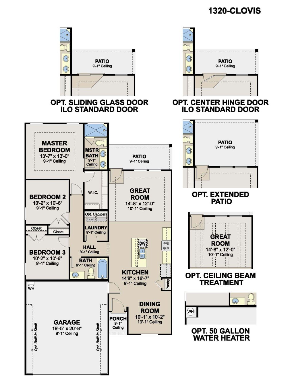 1320 Clovis Home Design Layout