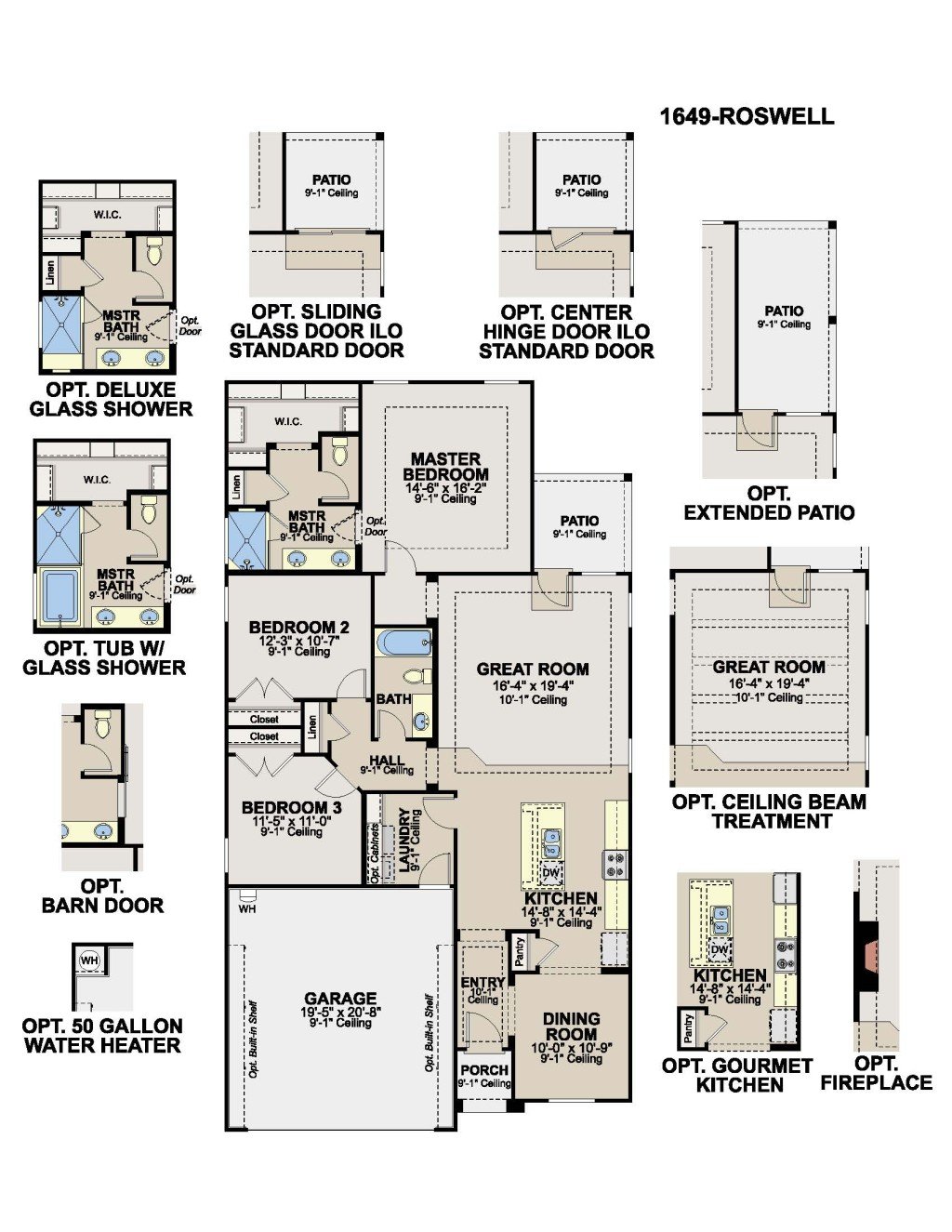 1649 Roswell Home Design Layout