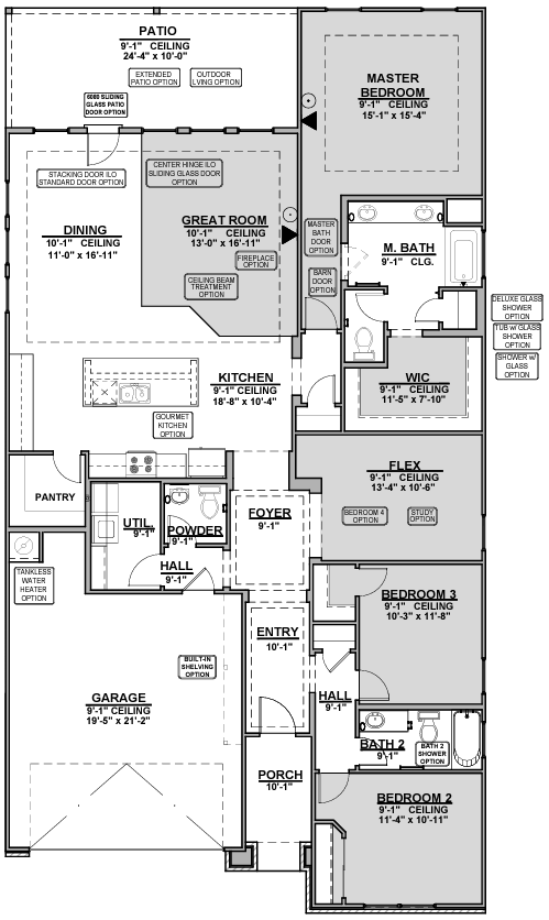 Abilene 2124 Home Design layout